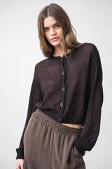 Relaxed Fit Knit Cardigan