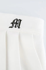 Pleated Anti-Chafe High Waist Pocket Sports Skirt