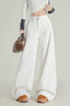 Wide Leg Flare High Waist Fleece Lined Jeans