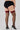 Plus Size Black Red Contrast Matte Thigh-High Stockings Secondary image