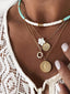 Flower Layer Necklace Gold Jewelry