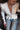 Deep V Neck Waist Cinched Ruffle Hem Shoulder Pad Blouse Secondary image
