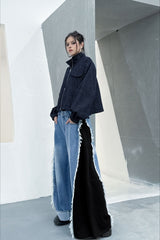 Denim Workwear Lapel Jacket