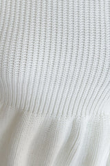 Loose Fit Knit Sweater Dress