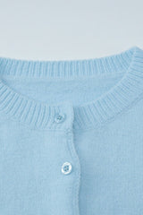 Cropped Long Sleeve Cardigan