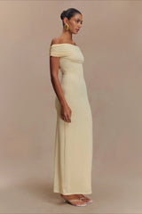 Bodycon Off Shoulder Backless Midi Dress