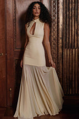 Sheer Mermaid Strapless Corset Dress