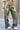 Lace Pearl Chain Printed Vintage Washed Casual Jeans Secondary image