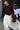 Button Accented Solid Feather Paneled Sweater Secondary image