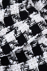 Houndstooth Double Breasted Blazer