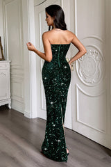 Sequin Backless Bodycon Party Dress