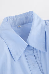 Elegant Cotton Tie Blouse