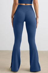 Booty Lifting Wide-Leg Flared Workout Leggings