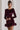 Velvet Crew Neck Ruched Midi Dress Secondary image