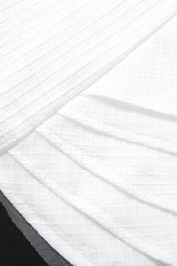 Faux Fur Bodice Asymmetric Hem Dress