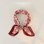 Paisley Faux Linen Square Hair Neck Sun Scarf