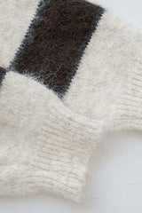 Relaxed Stripe Knit Cardigan