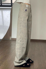 Tie Dye High Waist Relaxed Slim Straight Pants