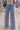 High Waist Lace Cutout Long Wide Leg Jeans Secondary image