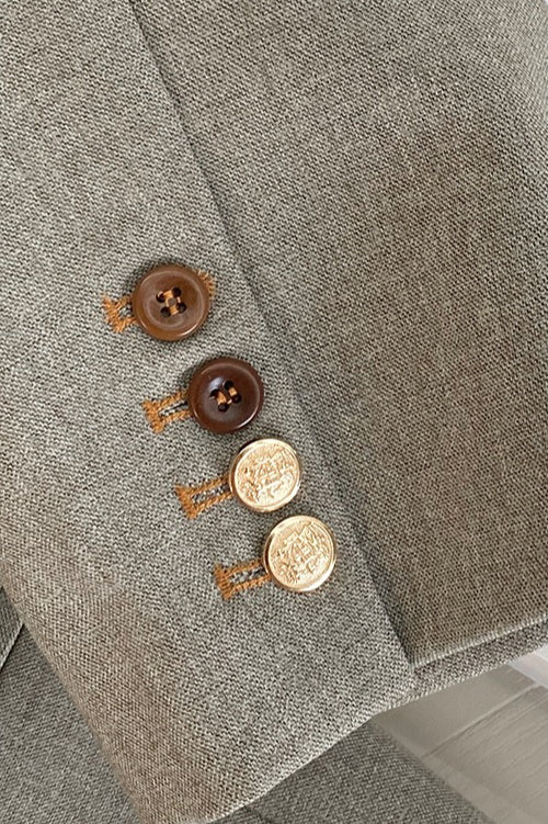 Oversized Speckled Lapel Blazer