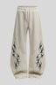 Tribal Graphic Baggy Barrel Leg Sweatpants