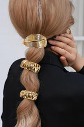 Geometric Metal U-Pin Hair Cuff