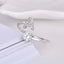 Shining Rhinestone New Fashion Initial Alphabet Opening Charm Jewelry Ring A
