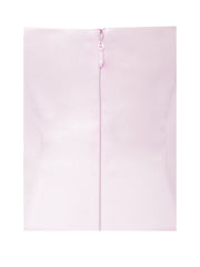 Aubrey Pink Satin Charming Bubble Hem Mini Dress Dresses