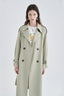 Green Midi Trench Overcoat