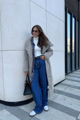 Long Stand Collar Puffer Jacket