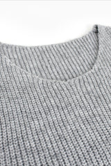 Two-Piece Knit Sweater Vest & Cardigan Dress Sweater Dress