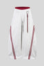 Contrast Stripe Layered Barrel Leg Sweatpants