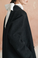 Elegant Lightweight Draped Tie Neck Blouse