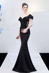 Elegant Off Shoulder Bodycon Formal Dress