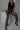 Rhinestone Mesh Trim Wide Leg Pants Secondary image