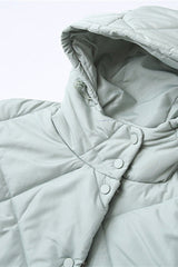 Padded Longline Hooded Puffer Coat coats
