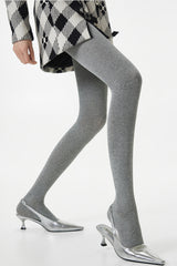 High Waist Knit Moisture Wicking Compression Tights