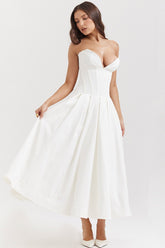 Strapless Corset A-Line Party Dress