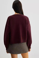 Oversized Bow Neck Sweater