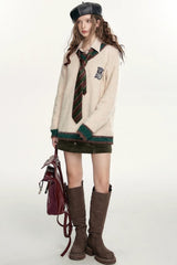 Soft Mohair V Neck Pullover Sweater