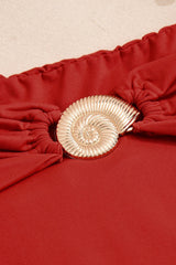 Strapless Off Shoulder Backless Bodycon Slim Fit Prom Dress