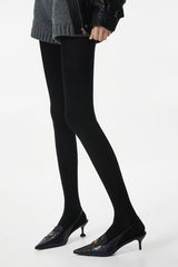 High Waist Knit Moisture Wicking Compression Tights