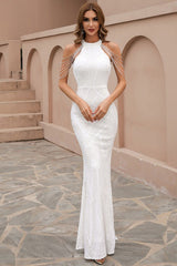 Sequin Mermaid Gown Formal Dress