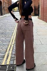 High Waist Loose Denim Jeans