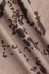 Sexy Tiger Print Cutout Backless Halter Top Shorts Set