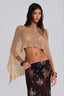 Crochet Hollow Knit Multi Way Cover Up Crop Top