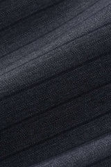 Elegant Striped Notch Blazer