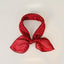 Polka Dot Faux Linen Square Hair Neck Sun Scarf