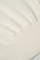 Off Shoulder Fitted Knit Sweater