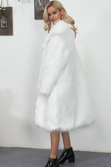 Extended Length Contoured Plush Overcoat